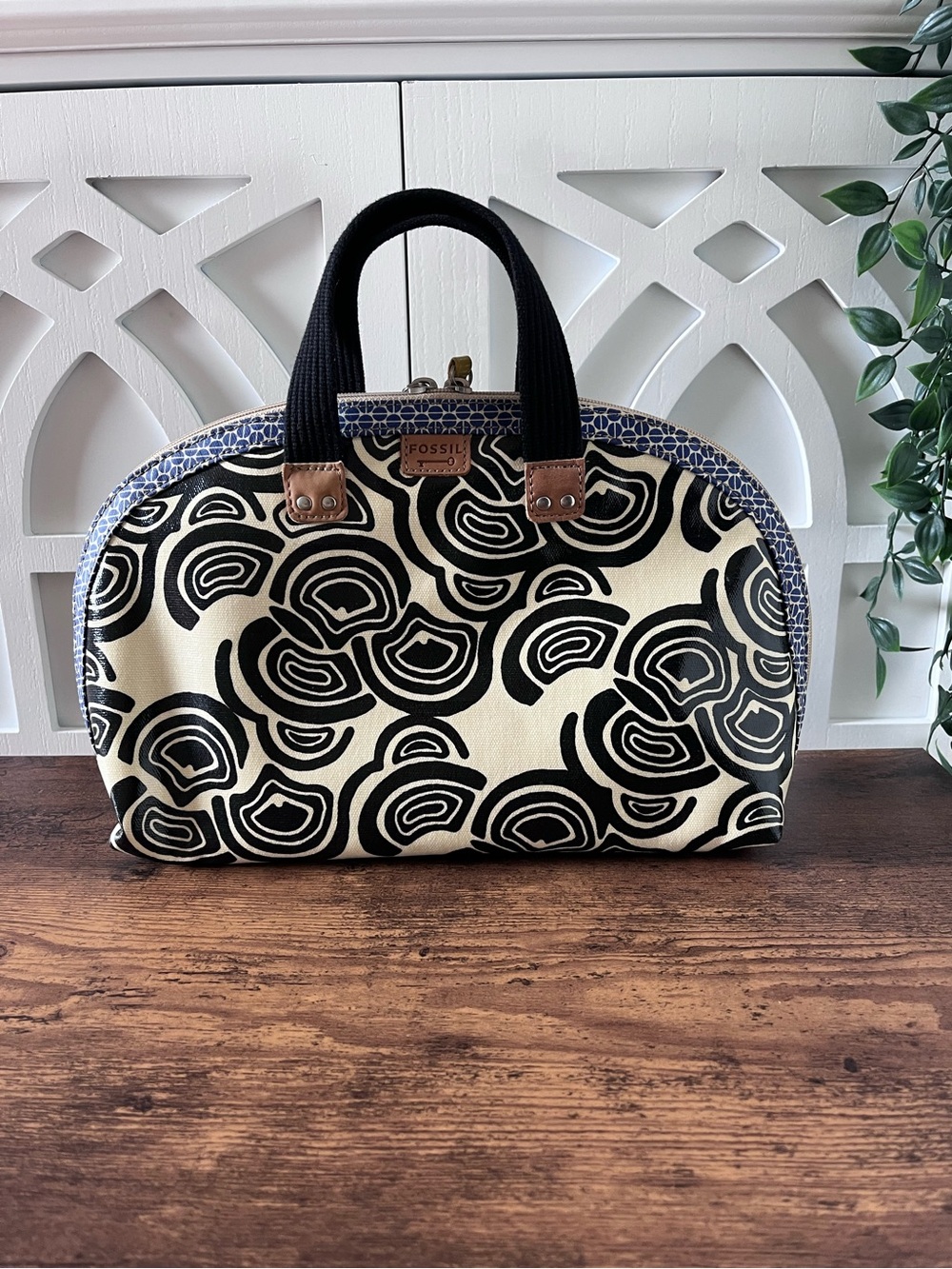 Fossil Key-Per Retro Bag Hand bag purse vintage inspired 70’s 80’s